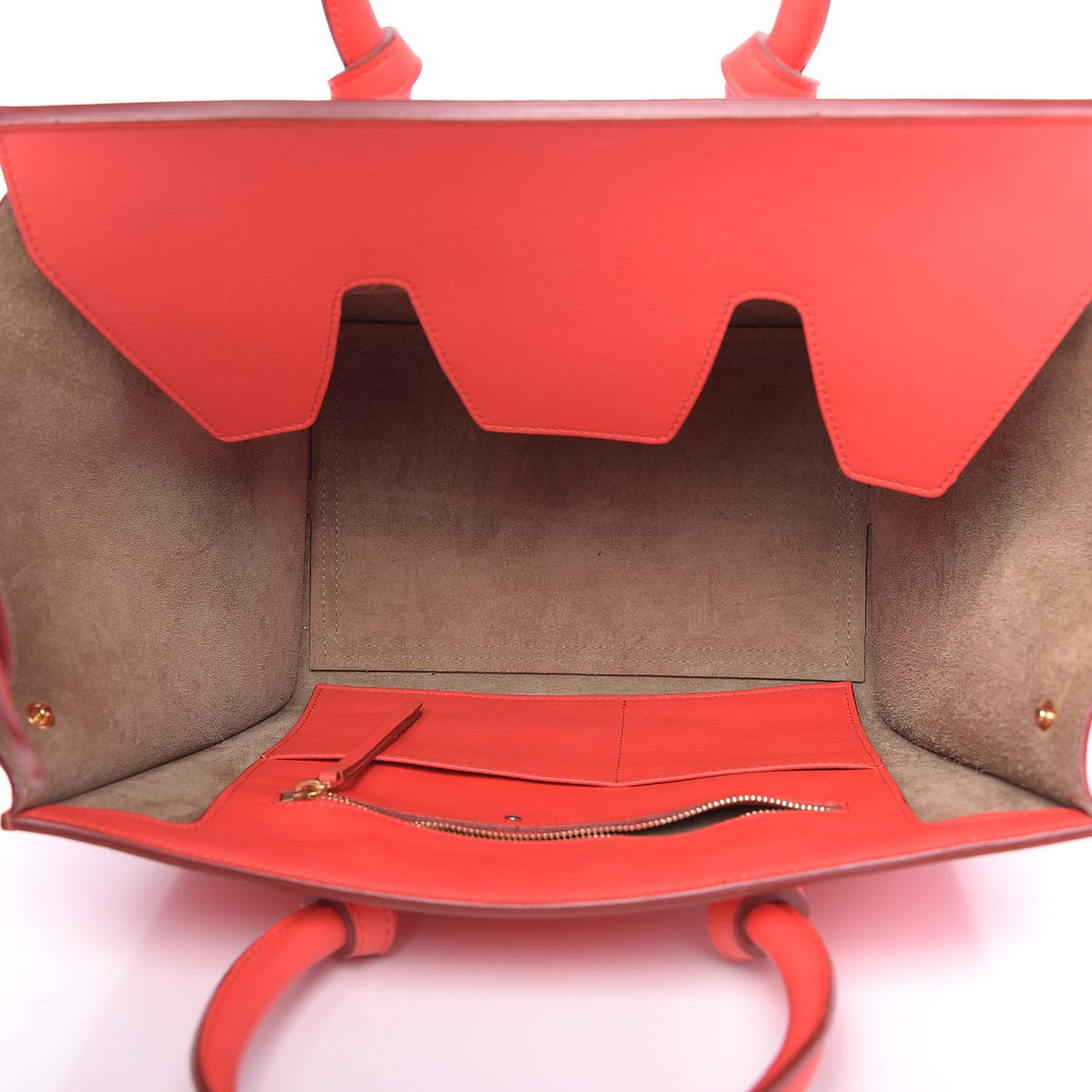 Smooth Calfskin Mini Tie Knot Tote Alizarin