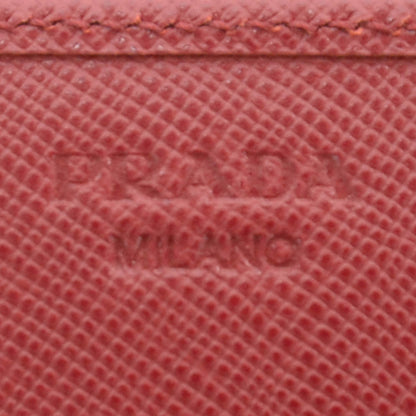 Prada Saffiano Continental Flap Wallet Fuoco 6 of 7