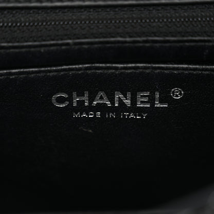 Chanel Patent Calfskin Chevron Quilted Mini Rectangular Flap Black 6 of 10