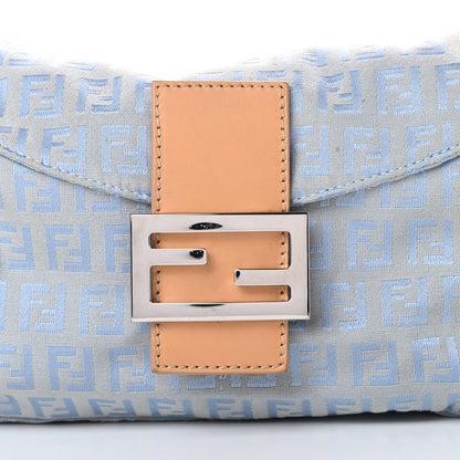 Fendi Zucchino Baguette Blue 8 of 13
