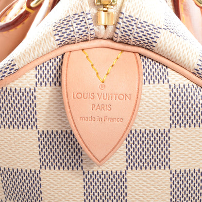 Louis Vuitton Damier Azur Speedy 30 8 of 8