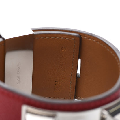 Hermes Epsom Collier De Chien CDC Bracelet S Rouge Casaque 8 of 9