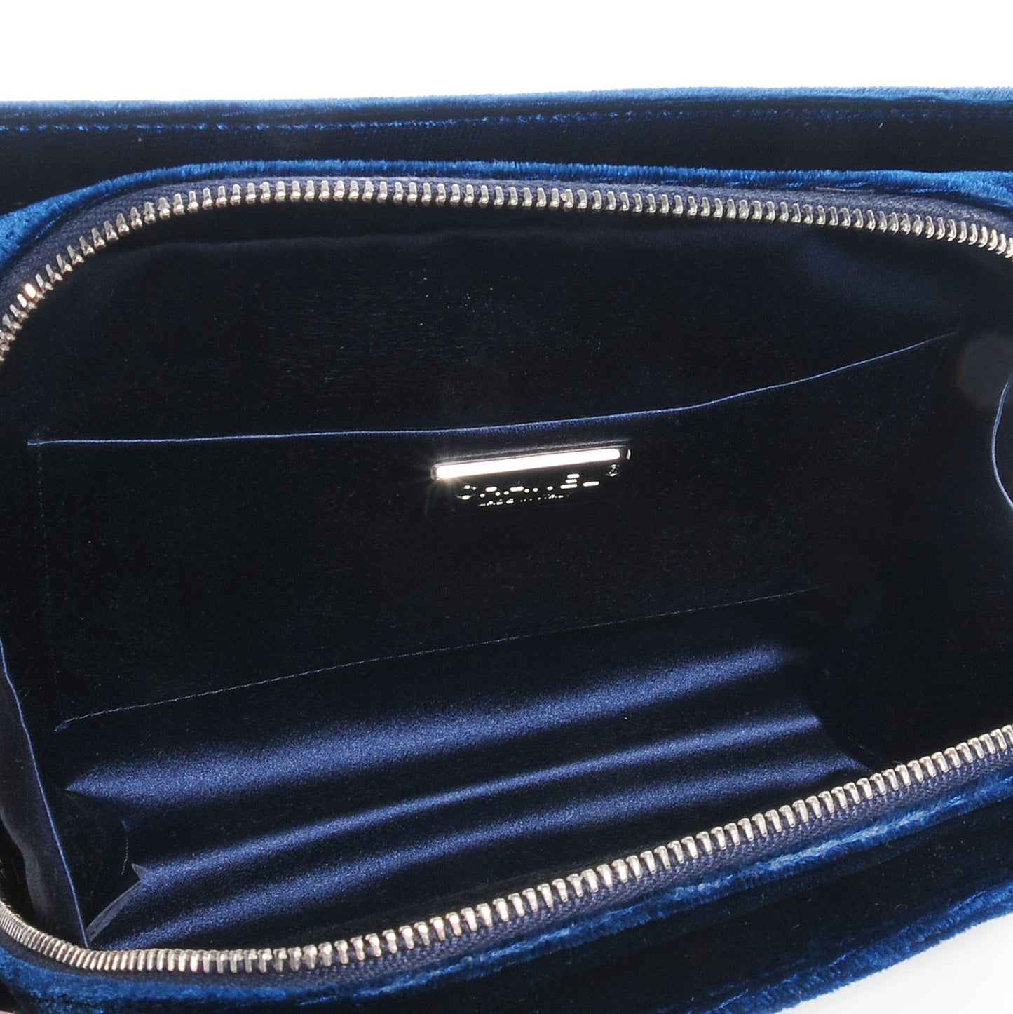 Velvet Timeless CC Clutch Navy Blue