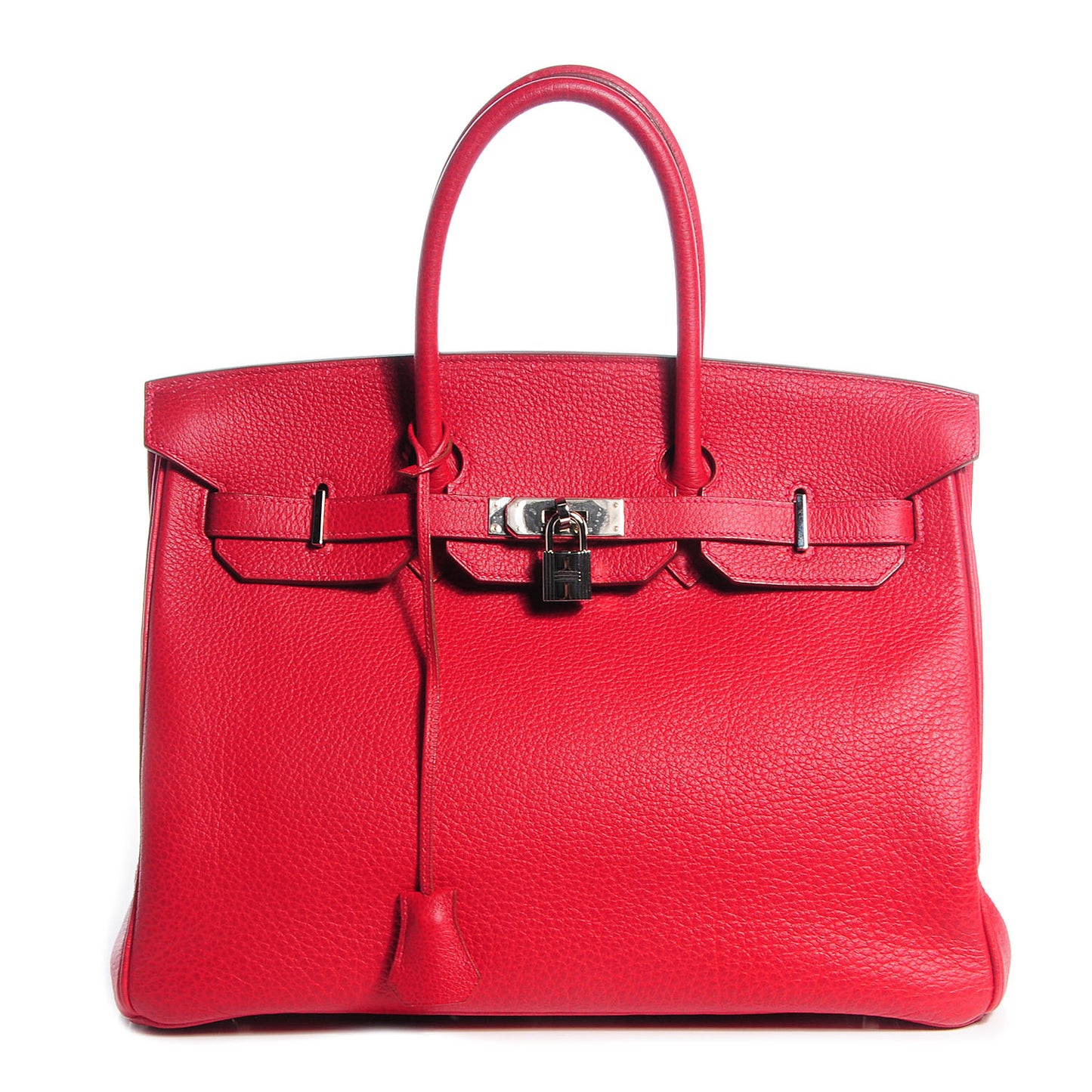 Buffle Skipper Birkin 35 Rouge Vif