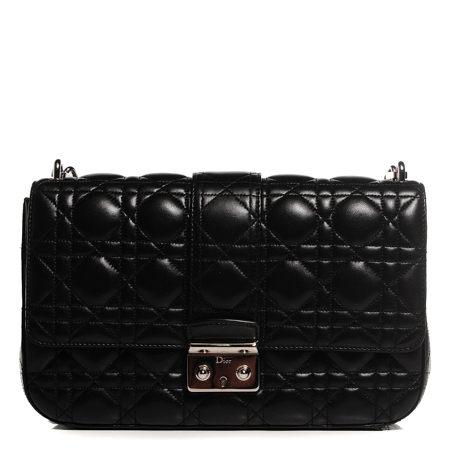 Christian Dior Lambskin Cannage Medium Miss Dior Flap Black 1 of 9