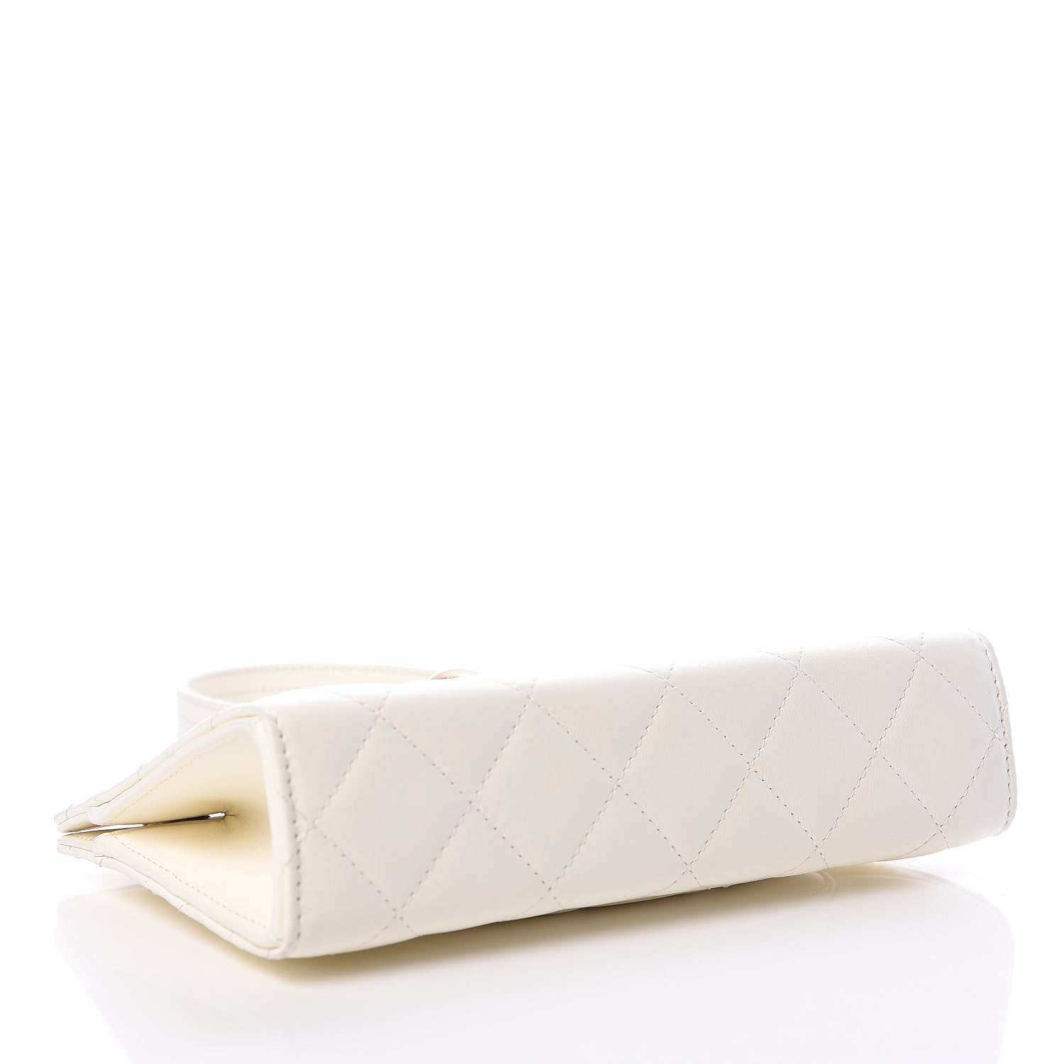 Chanel Lambskin Quilted Evening By The Sea Clutch White 4 of 11