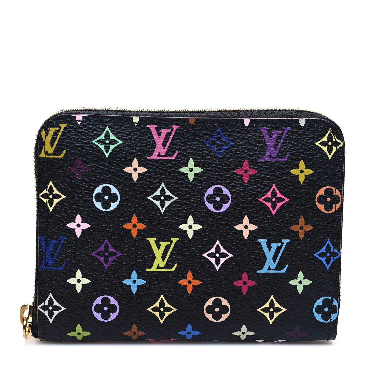 Monogram Multicolor Zippy Coin Purse Black Grenade