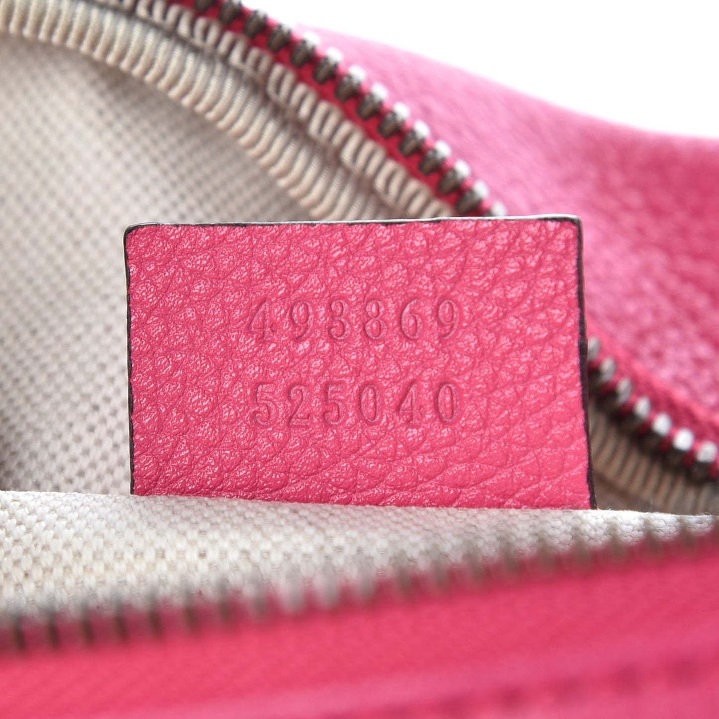 Grained Calfskin Logo Belt Bag Pink