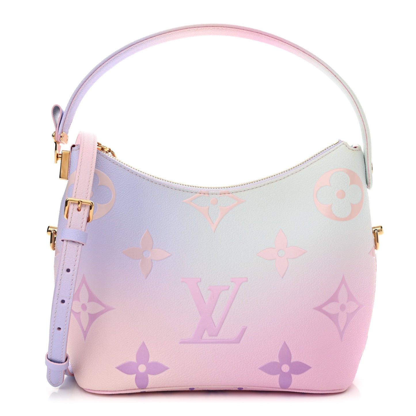 Monogram Giant Spring In The City Marshmallow Hobo PM Sunrise Pastel
