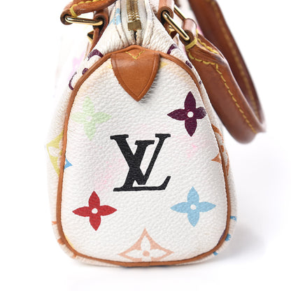 Louis Vuitton Monogram Multicolor Mini Sac HL Speedy White 7 of 13