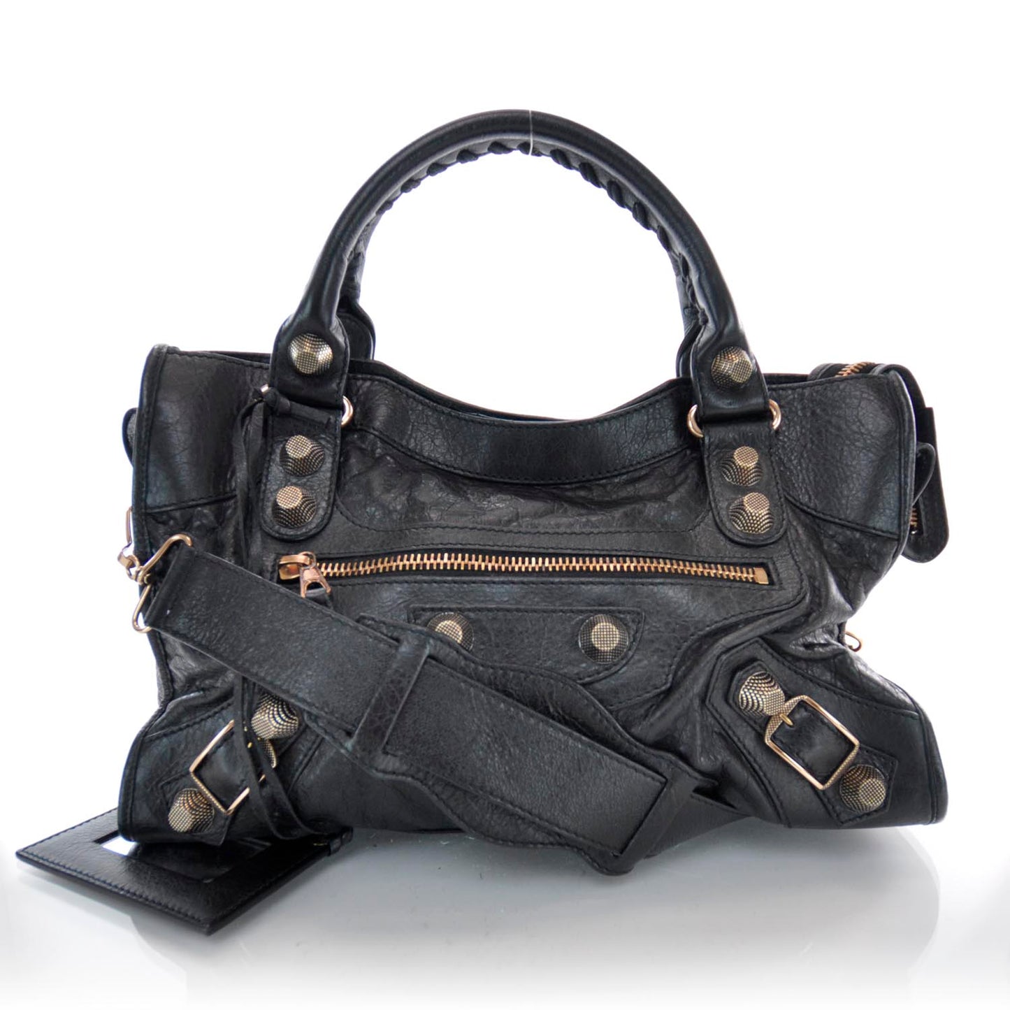 Agneau Giant 21 Rose Gold Hardware City Black