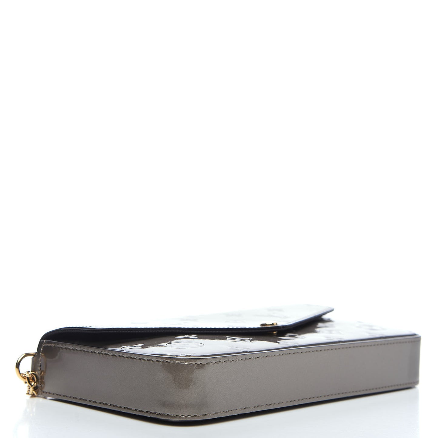 Vernis Felicie Pochette Chain Wallet Champagne Metallise