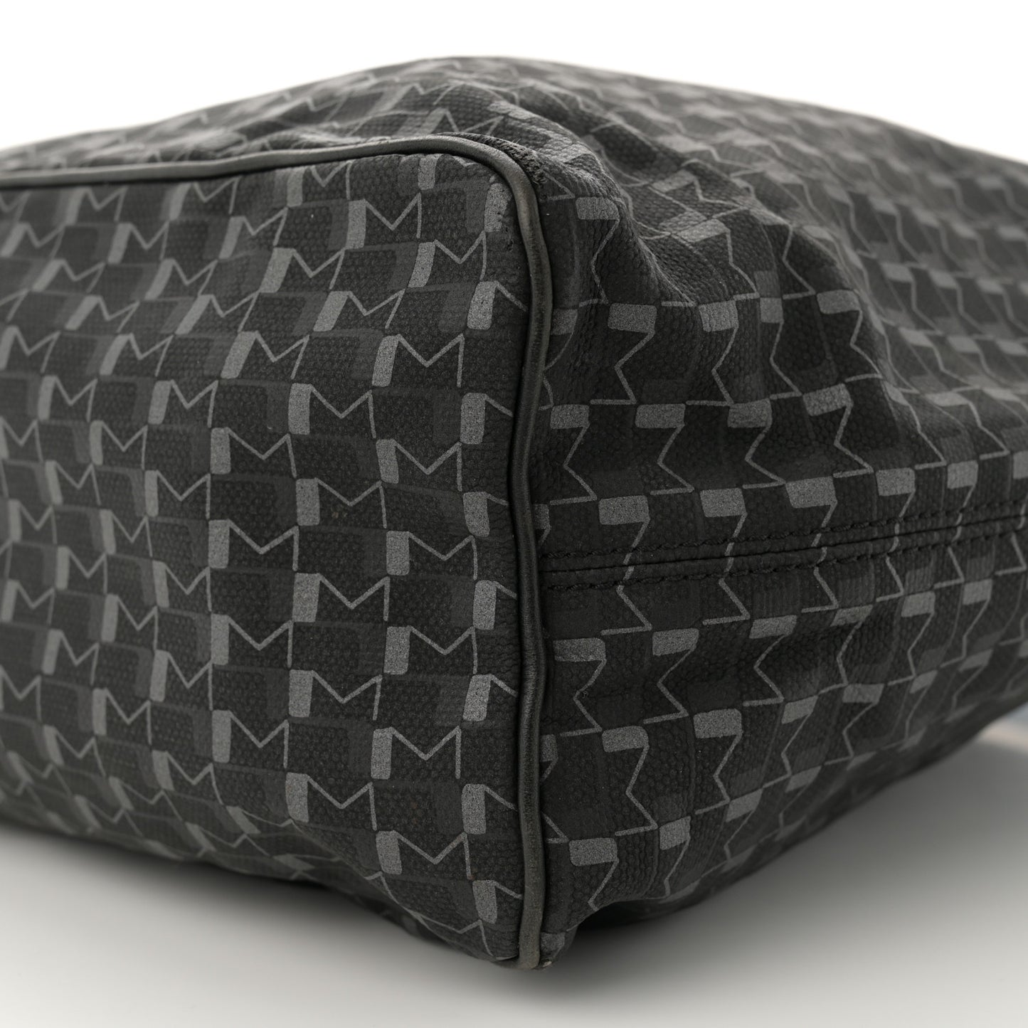 Calfskin Canvas 1920 M Monogram MM Tote Black