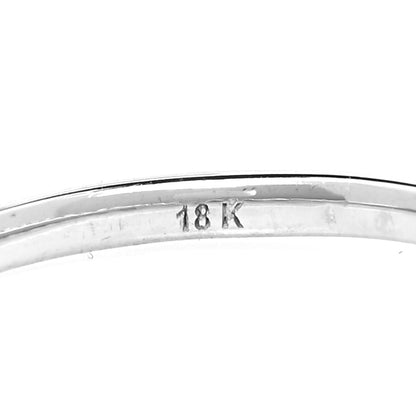 Suzanne Kalan 18K White Gold Diamond Classic Stacker Ring 49 4.75 5 of 5