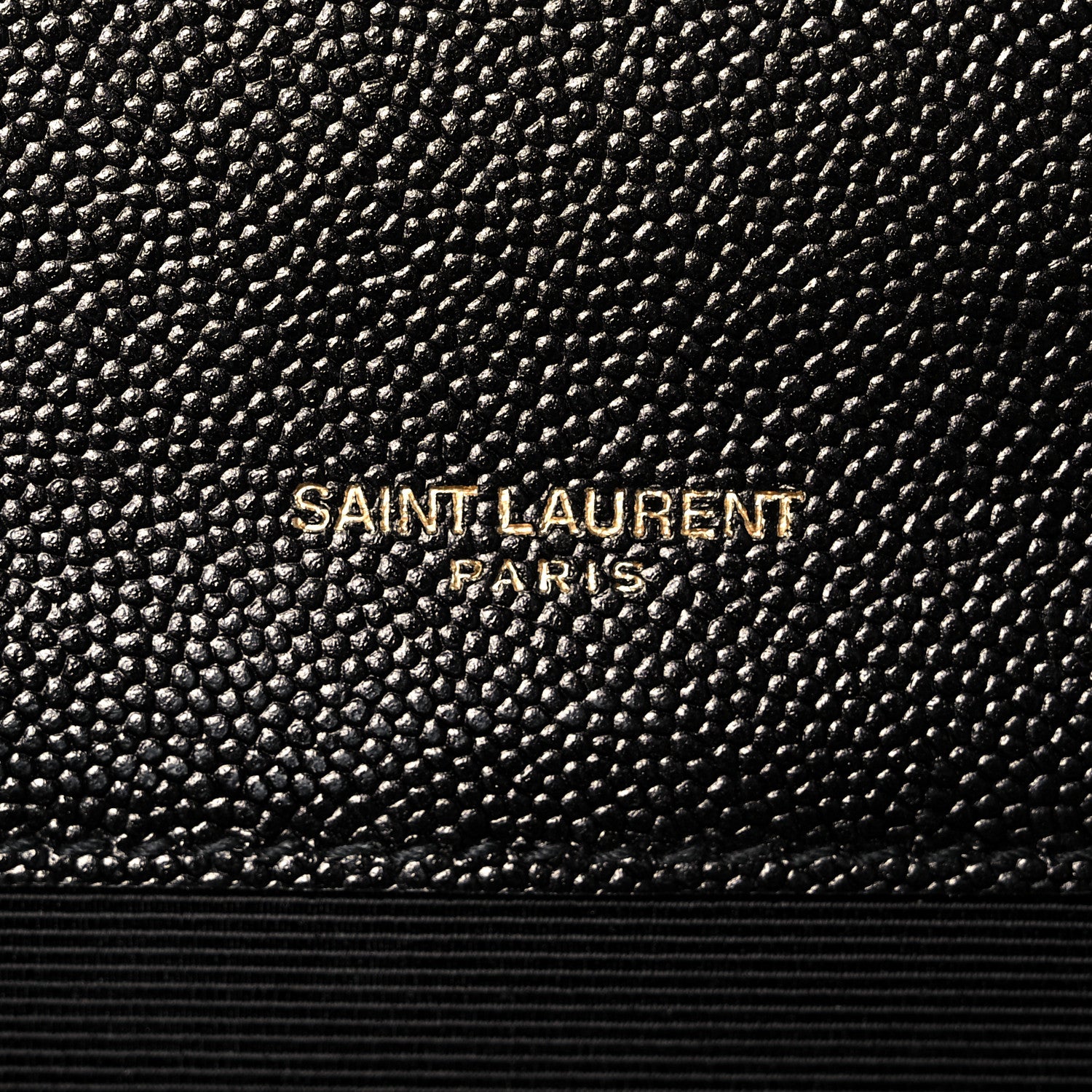 Saint Laurent Grain De Poudre Textured Mixed Matelasse Triquilt Medium Monogram Satchel Black 7 of 9