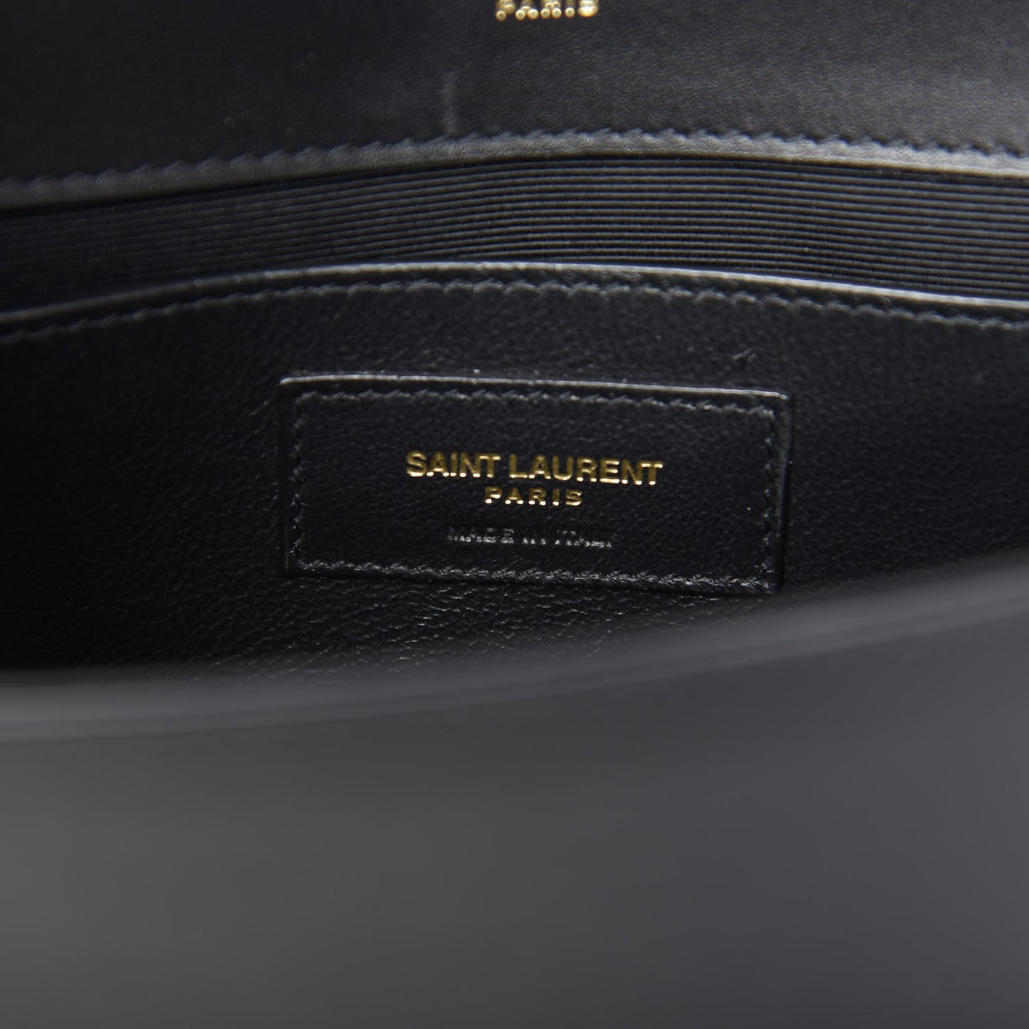 Calfskin Small Monogram Kate Satchel Black