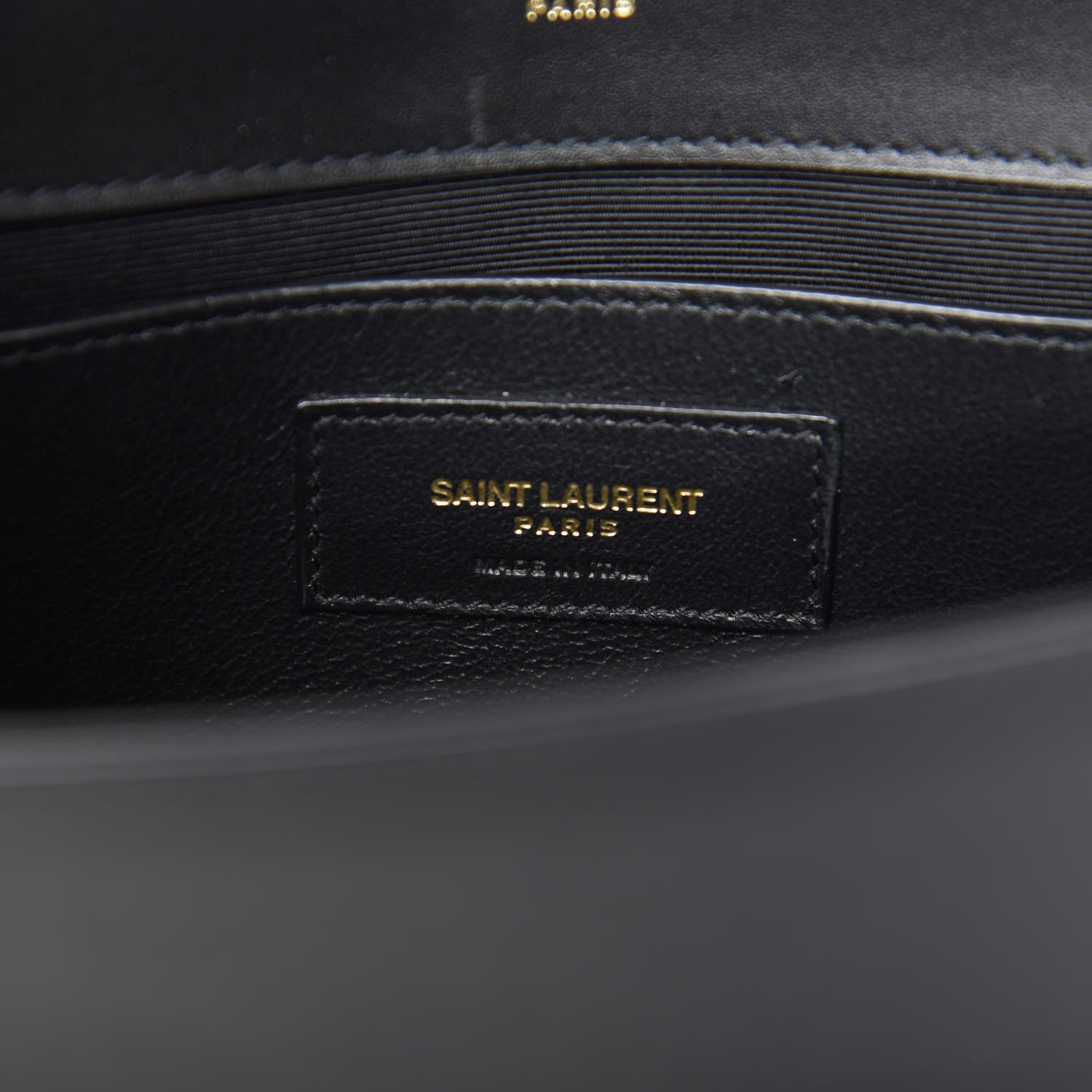 Saint Laurent Calfskin Small Monogram Kate Satchel Black 8 of 10