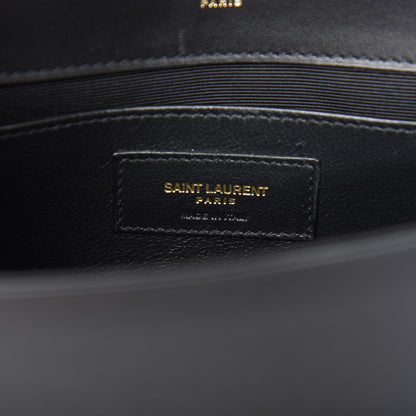 Saint Laurent Calfskin Small Monogram Kate Satchel Black 8 of 10