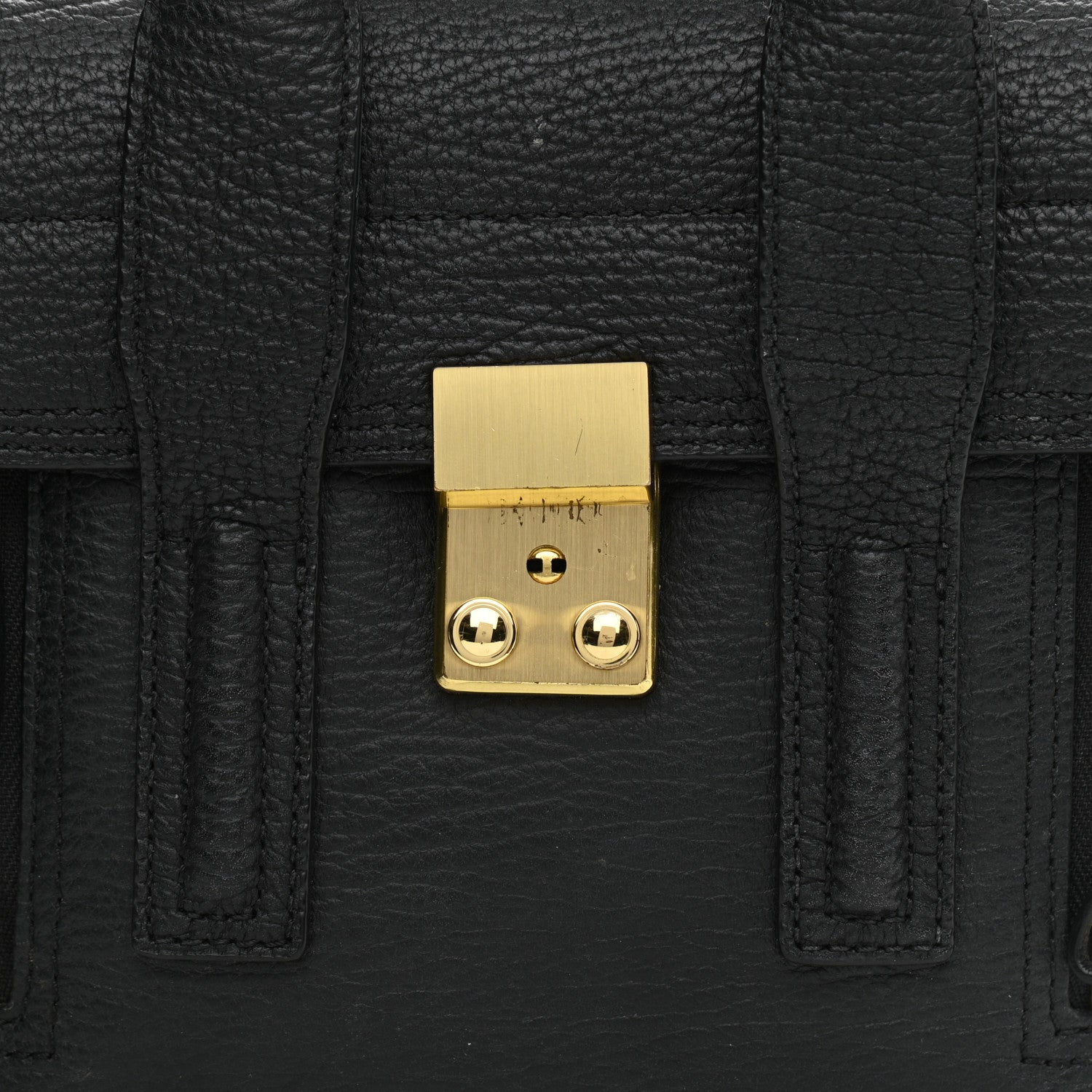 3.1 Phillip Lim Textured Calfskin Mini Pashli Satchel Black 8 of 13