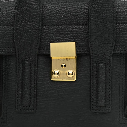 3.1 Phillip Lim Textured Calfskin Mini Pashli Satchel Black 8 of 13