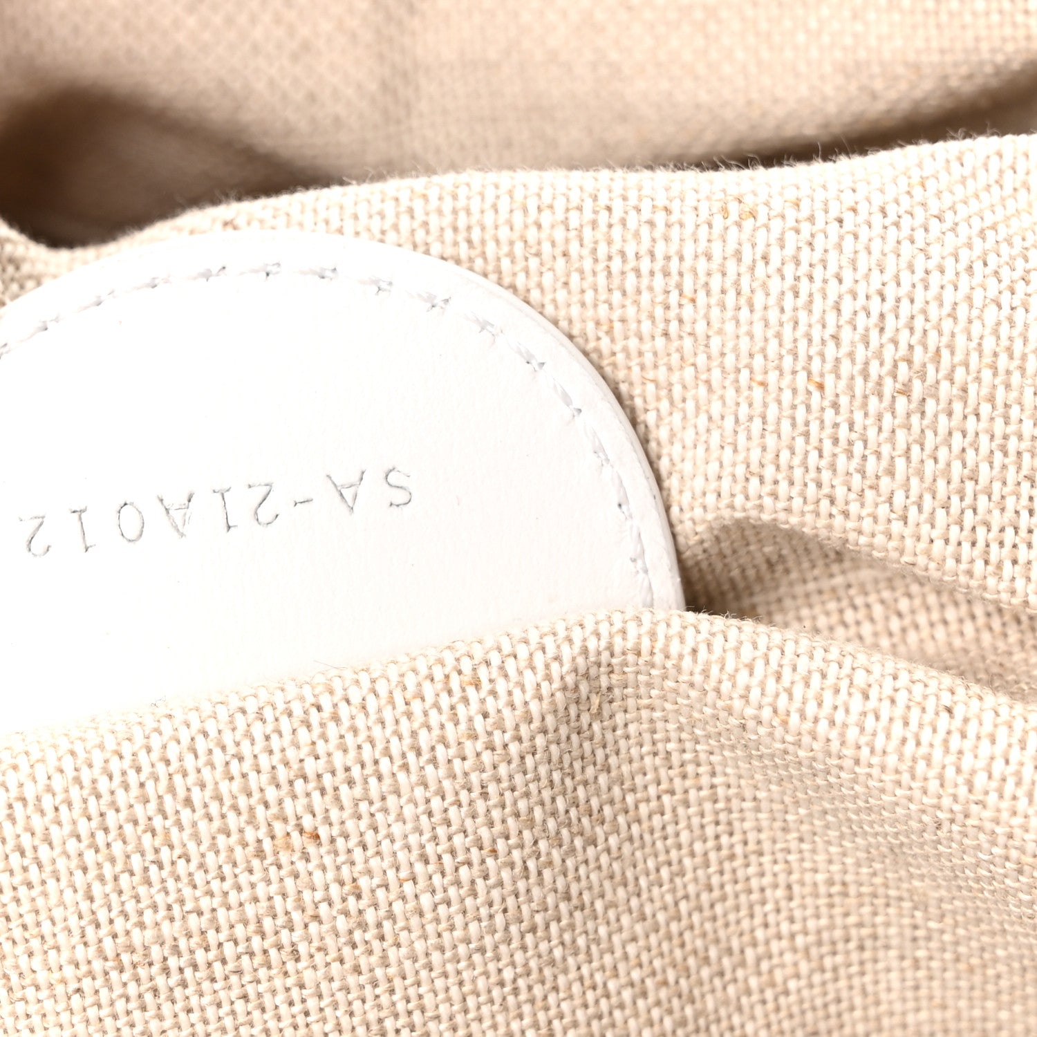 Salvatore Ferragamo Calfskin Perforated Medium Gancini Tote Bag Optic White 13 of 19
