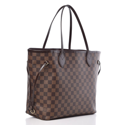 Louis Vuitton Damier Ebene Neo Neverfull MM Rose Ballerine 4 of 13