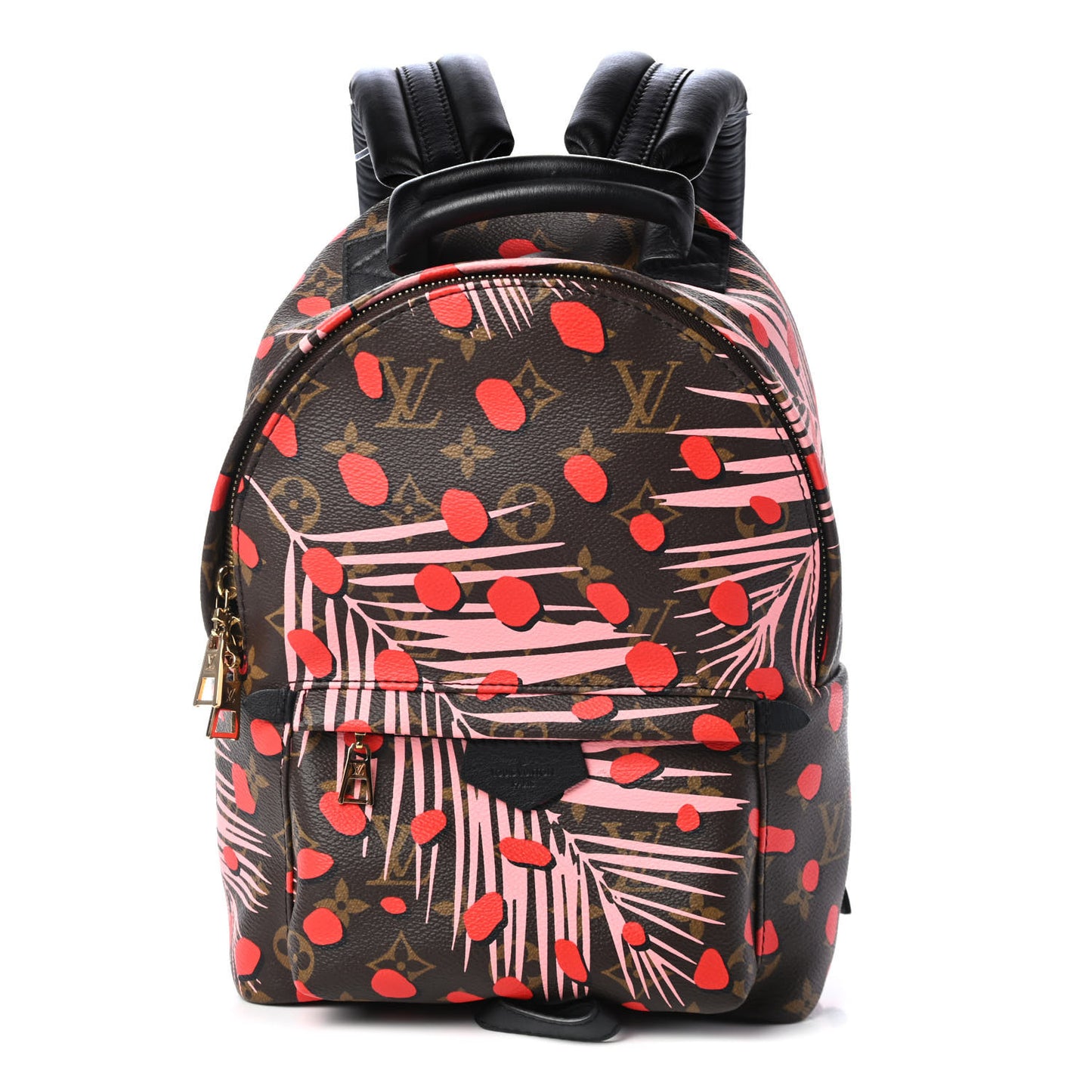Monogram Jungle Dots Palm Springs Backpack PM Sugar Pink Poppy