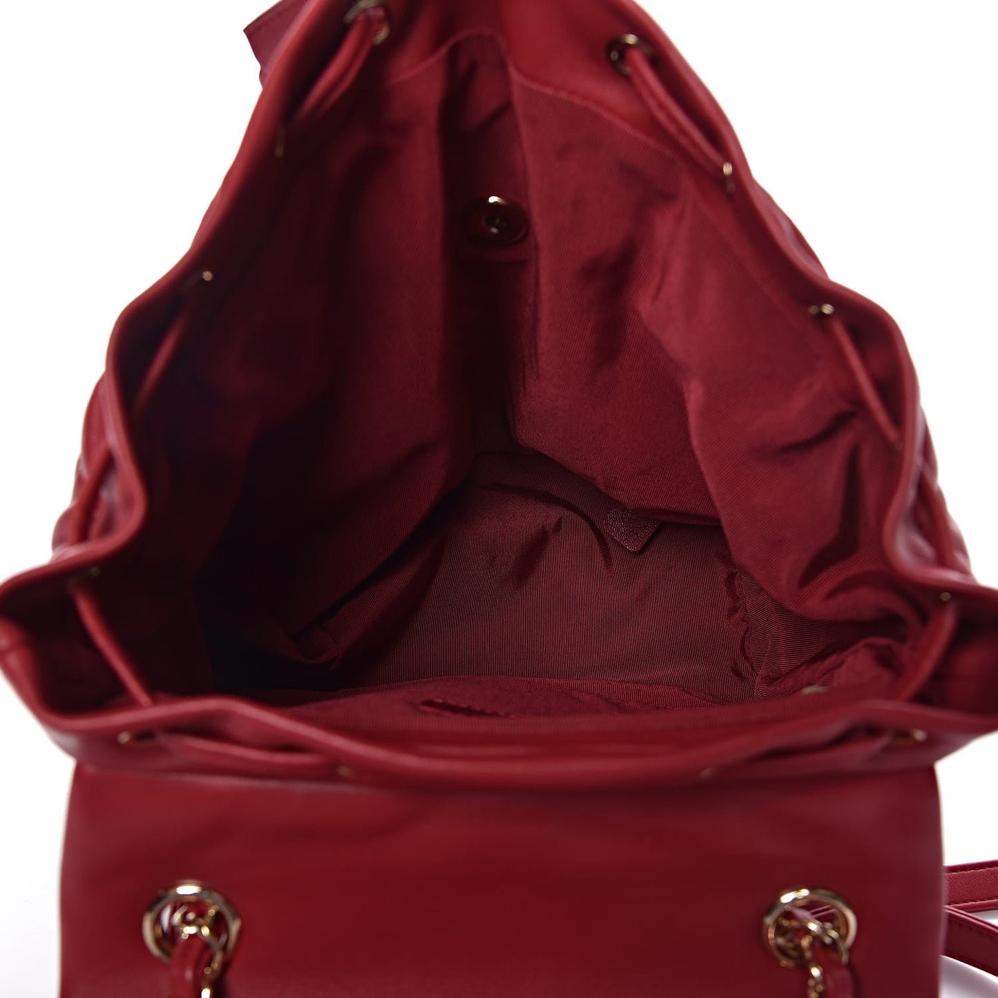 Lambskin Quilted Small Urban Spirit Backpack Dark Pink