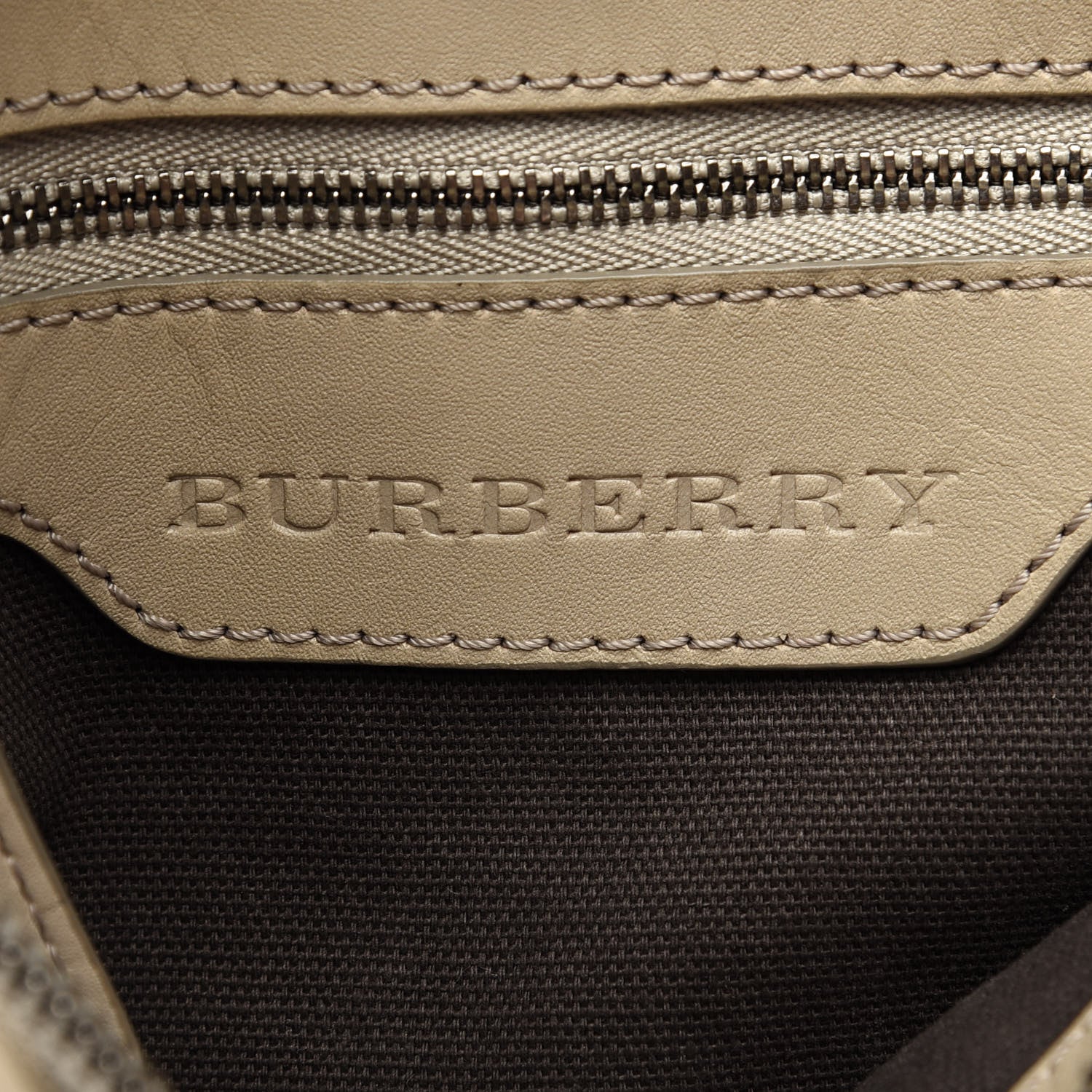 Burberry Smoked Check Small Northfield Tote Trench 9 of 17