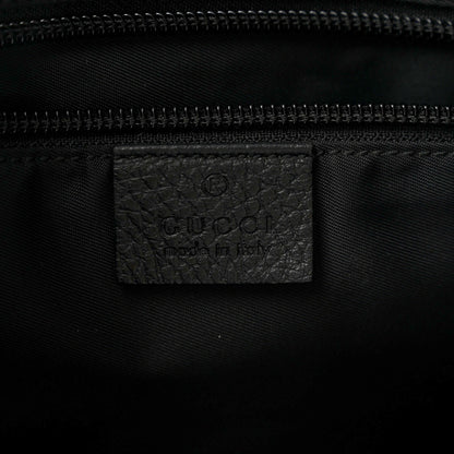 Gucci Nylon Monogram Dollar Calfskin Tote Black 6 of 11