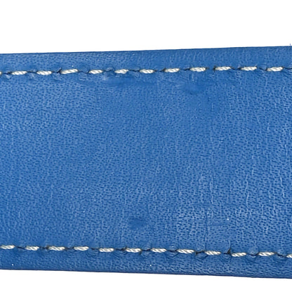 Goyard Calfskin Adjustable Shoulder Strap Blue 5 of 5