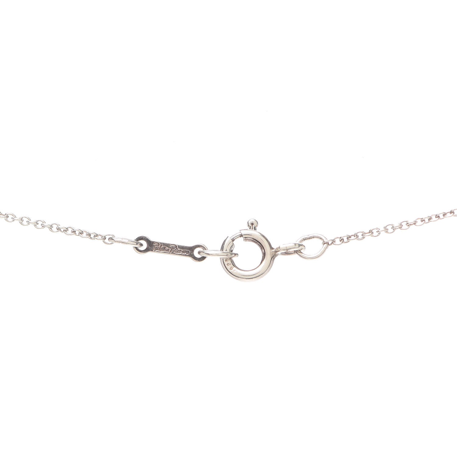 Tiffany Sterling Silver Paloma Picasso Graffiti X Pendant Necklace 5 of 5