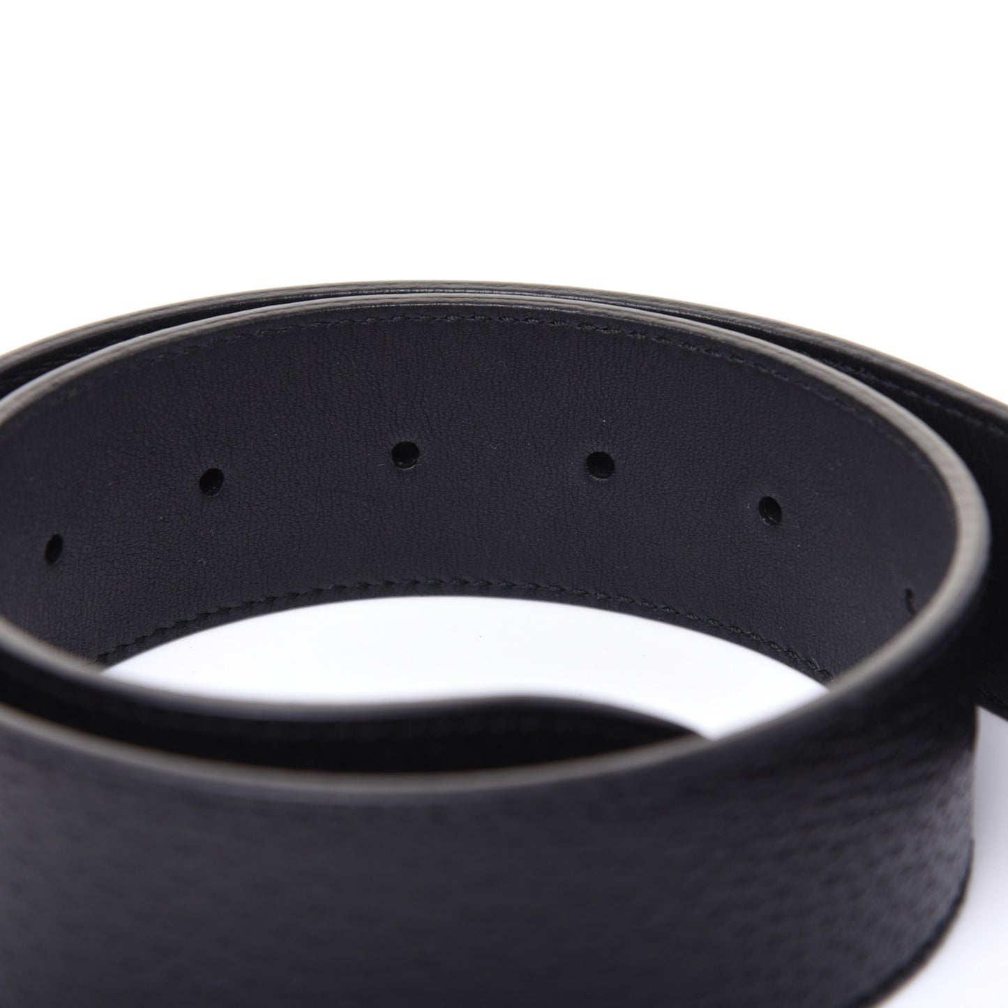 Textured Calfskin Double G 40mm Belt 95 38 Black