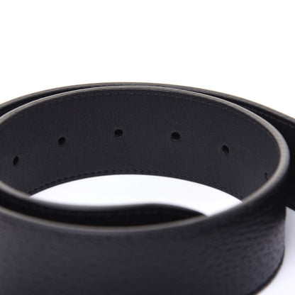 Gucci Textured Calfskin Double G 40mm Belt 95 38 Black 4 of 8
