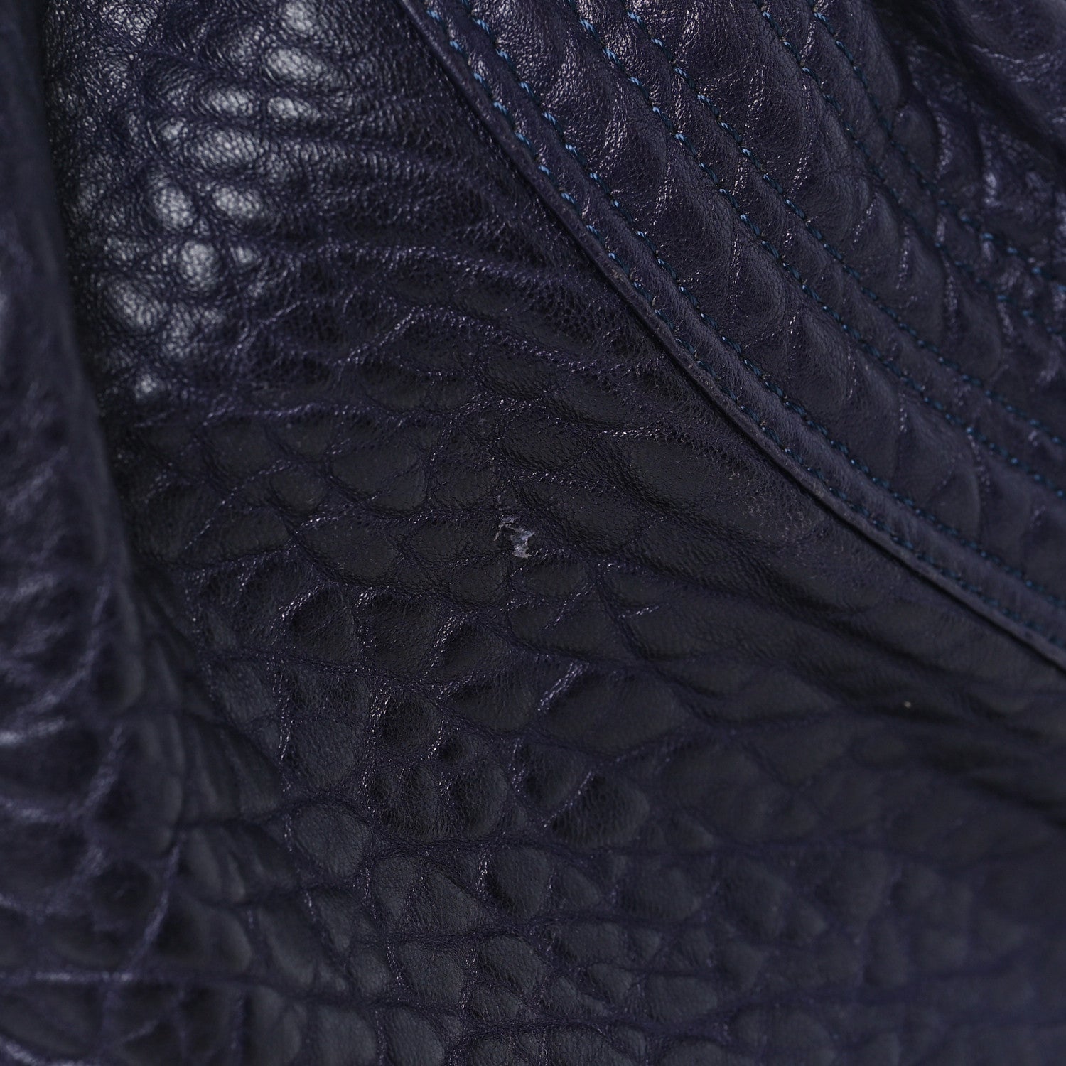 Fendi Nappa Nuvolata Spy Bowler Blueberry 13 of 14