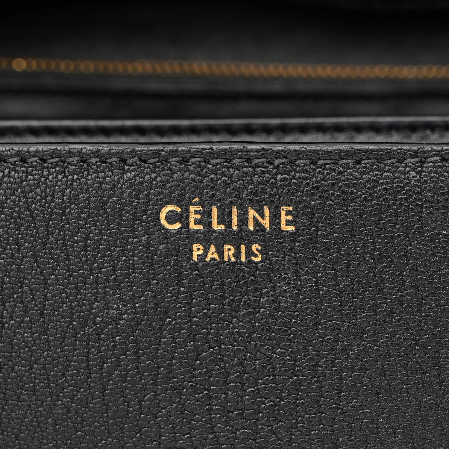 Celine Liege Calfskin Medium Classic Box Flap Bag Black 6 of 18