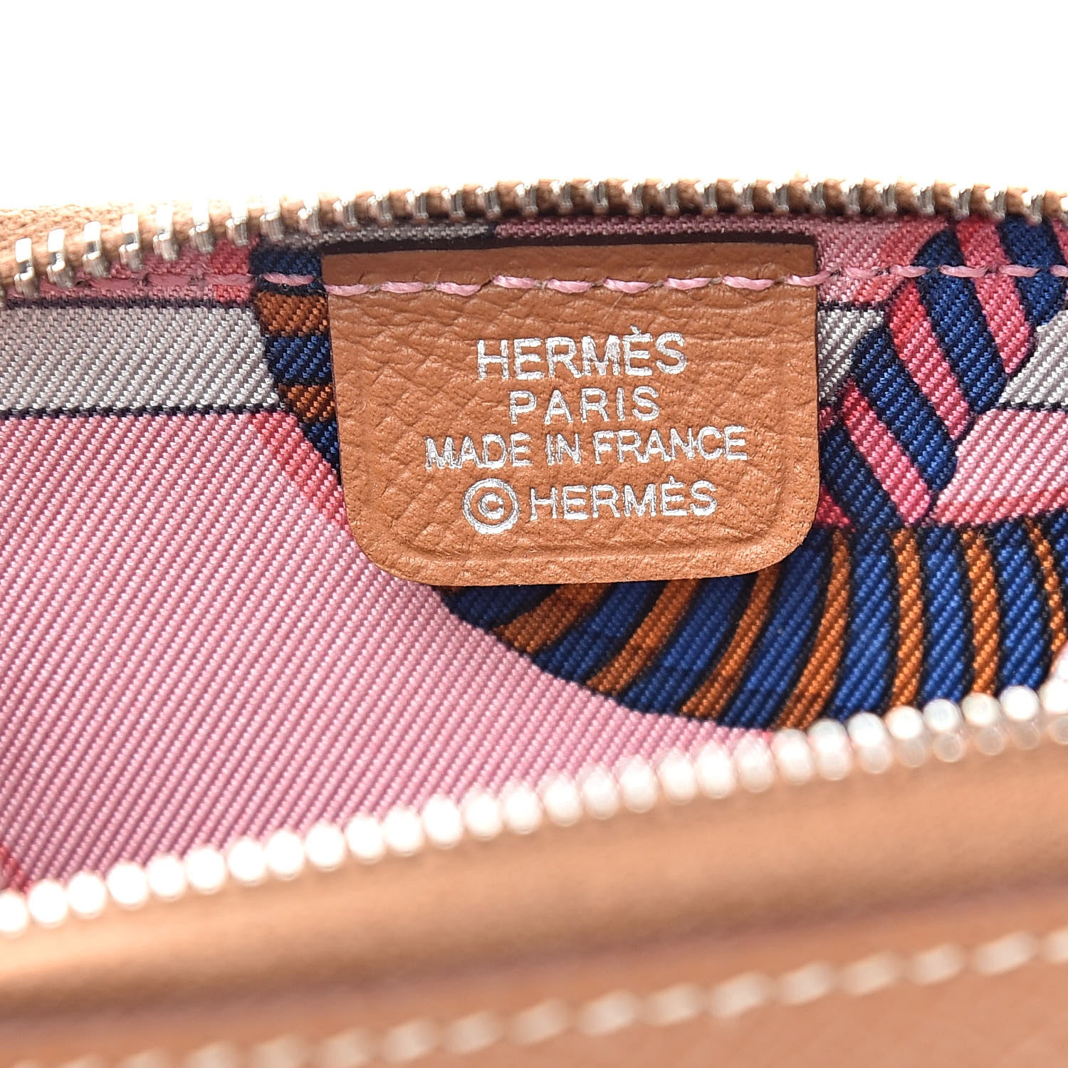 Hermes Epsom Silk'in Coin Purse Gold 6 of 8