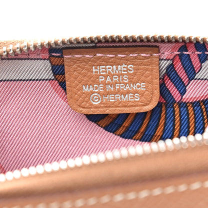 Hermes Epsom Silk'in Coin Purse Gold 6 of 8