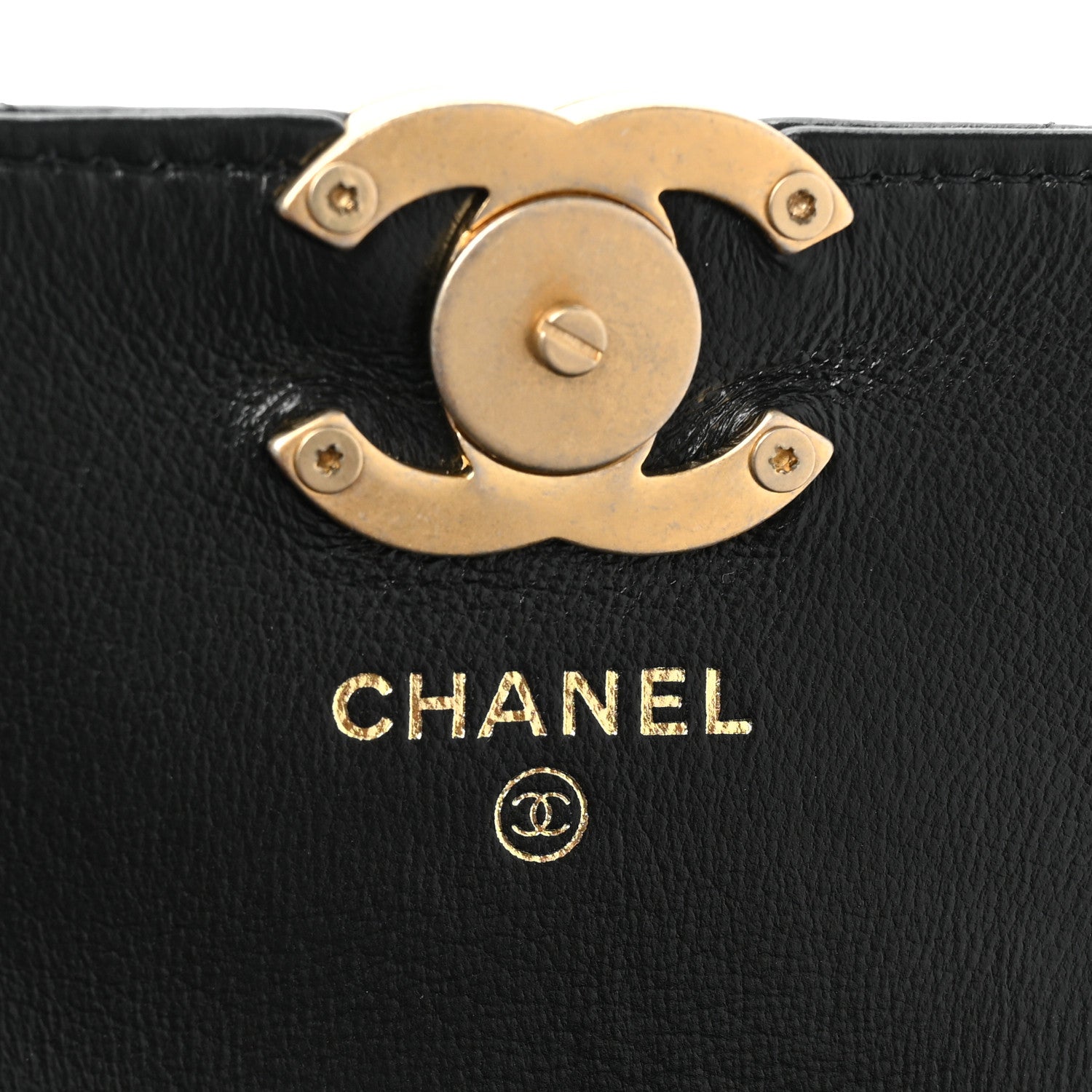Chanel Lambskin Lacquered Metal Quilted Flap Chain Belt Bag Black 7 of 10