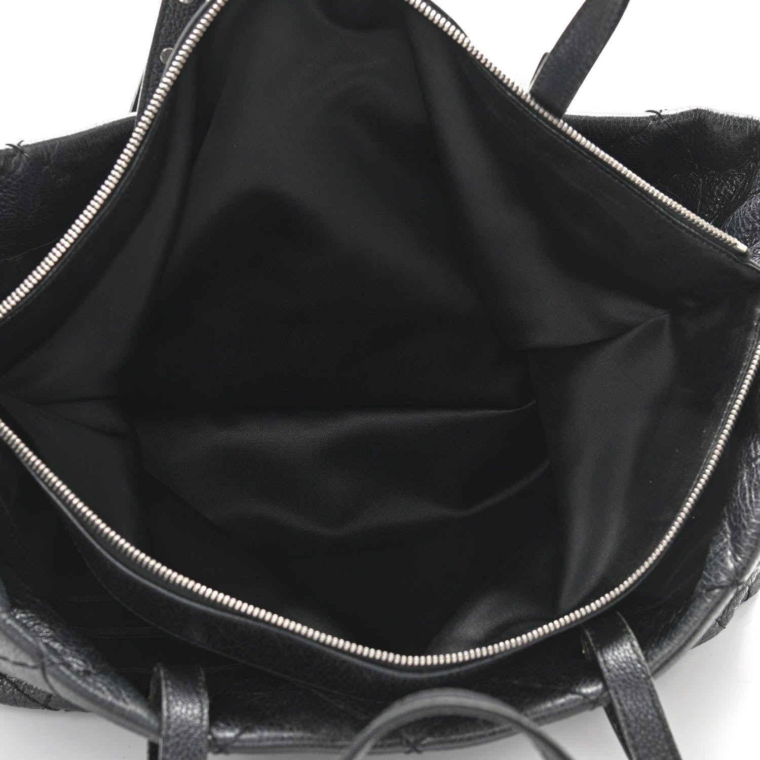 Chanel Glazed Calfskin Large On The Road Tote Black 6 of 15