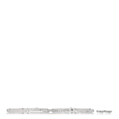 Hermes Sterling Silver Mini Clous Hoop Earrings 6 of 8