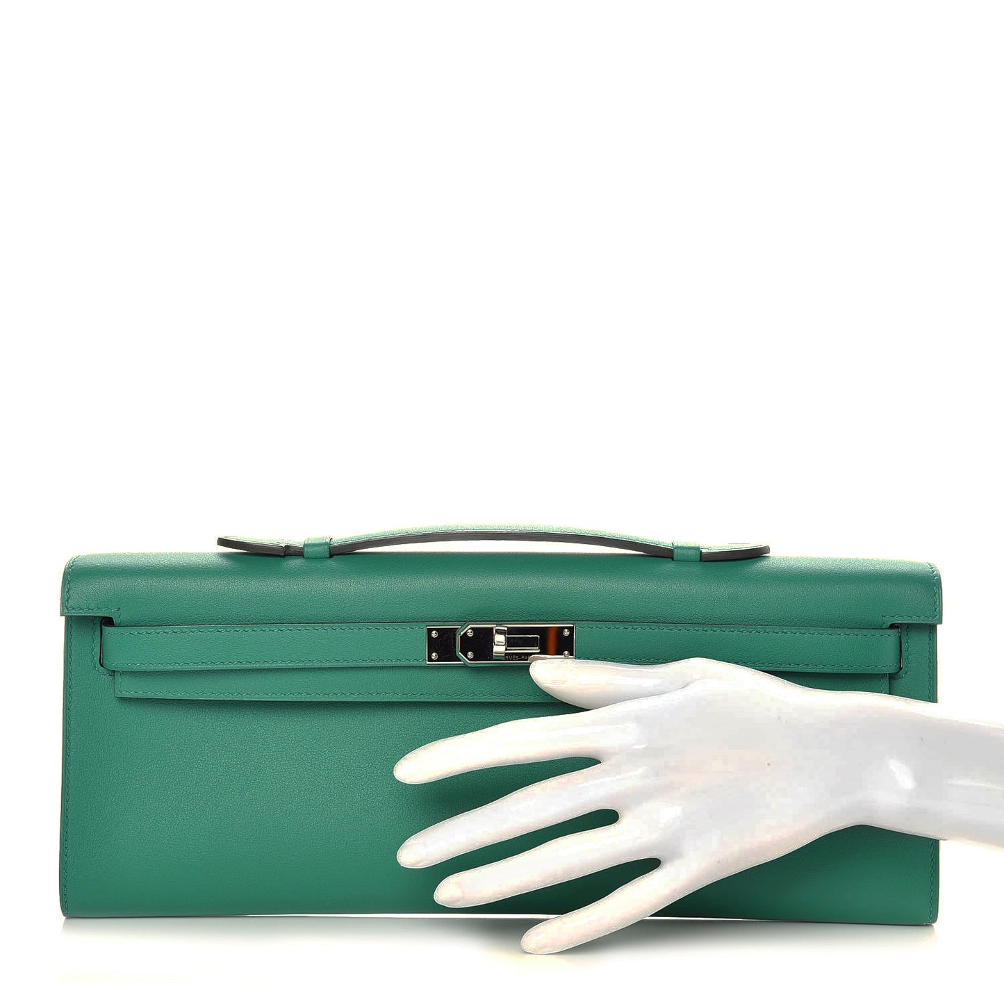 Swift Kelly Cut Clutch Pochette Vert Vertigo