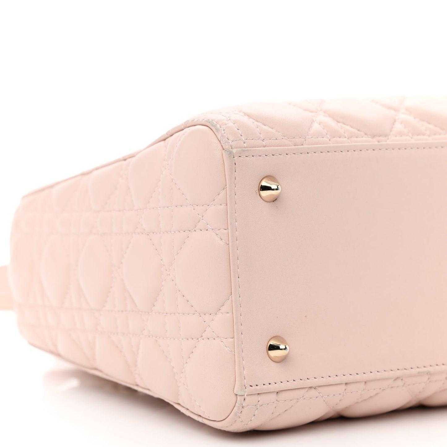 Lambskin Cannage Medium Lady Dior Light Pink