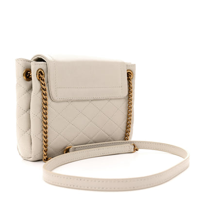 Saint Laurent Lambskin Quilted Monogram Mini Nolita Blanc Vintage 3 of 15