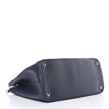 Prada Saffiano Medium Galleria Double Zip Tote Baltico 4 of 9