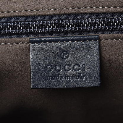 Gucci Guccissima Signature Small Messenger Bag Blue 6 of 10