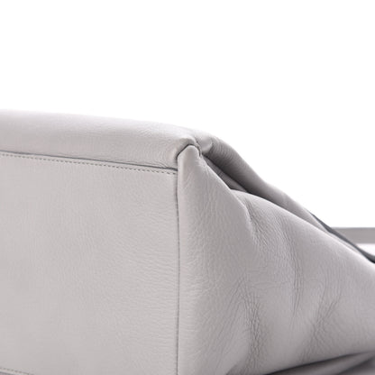 Givenchy Grained Calfskin Medium Pandora Pure Flap Bag Pearl Grey 11 of 12