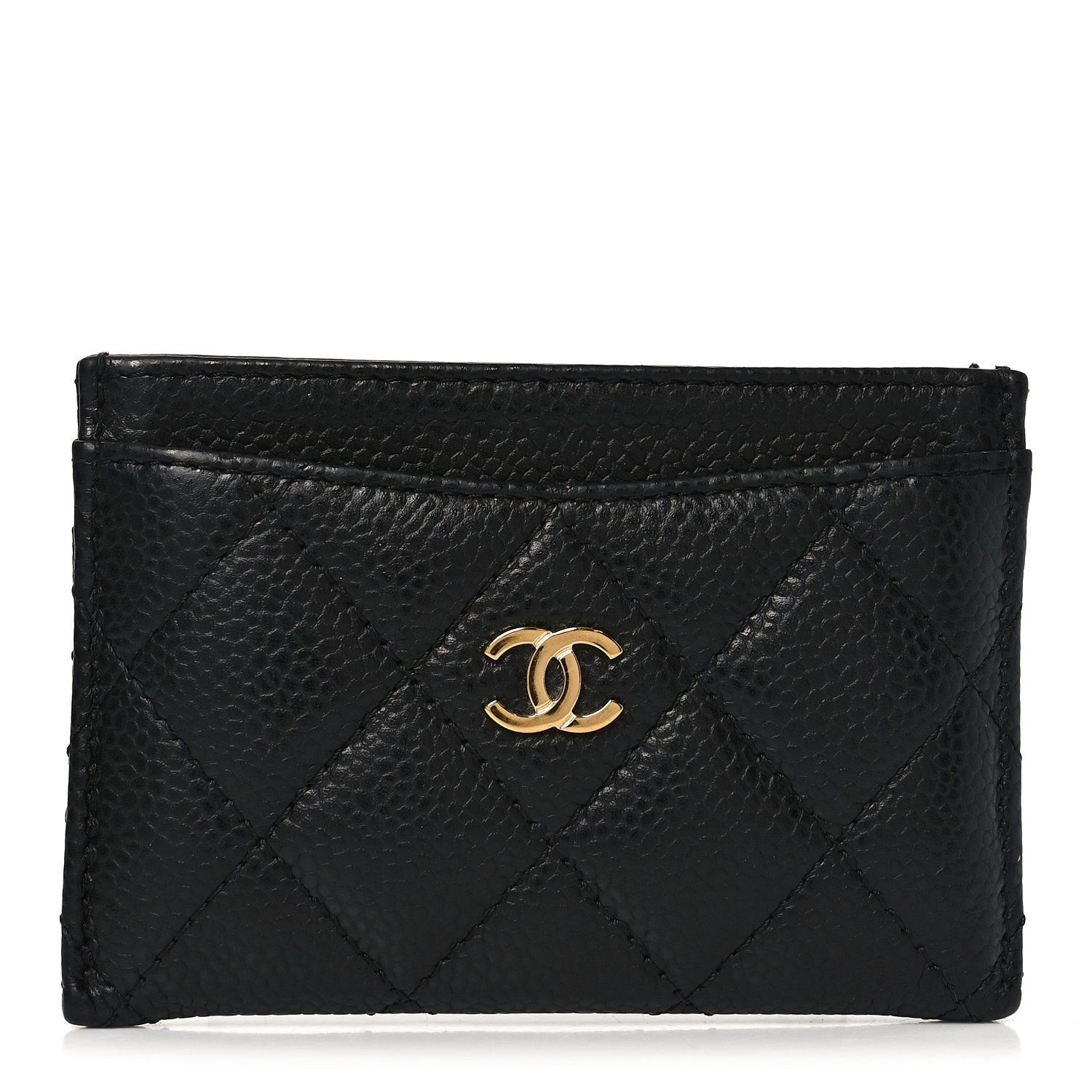 Chanel Caviar Quilted Card Holder Black 1 of 9