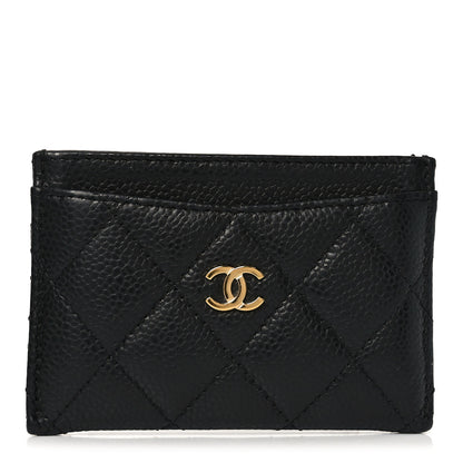 Chanel Caviar Quilted Card Holder Black 1 of 9