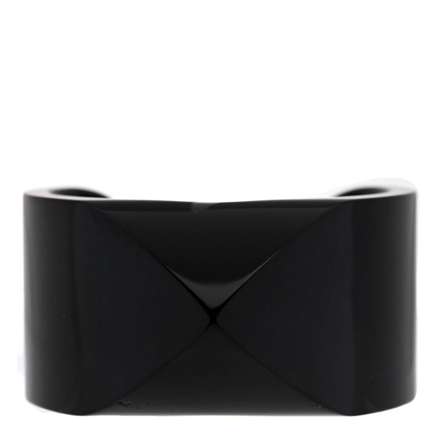 Hermes Aluminium Medor Alu Cuff Bracelet T2 Black 1 of 4